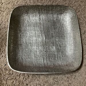 Gorgeous Metal Catch All Tray 12”X12”X2” Hand-crafted by a skilled Artisans